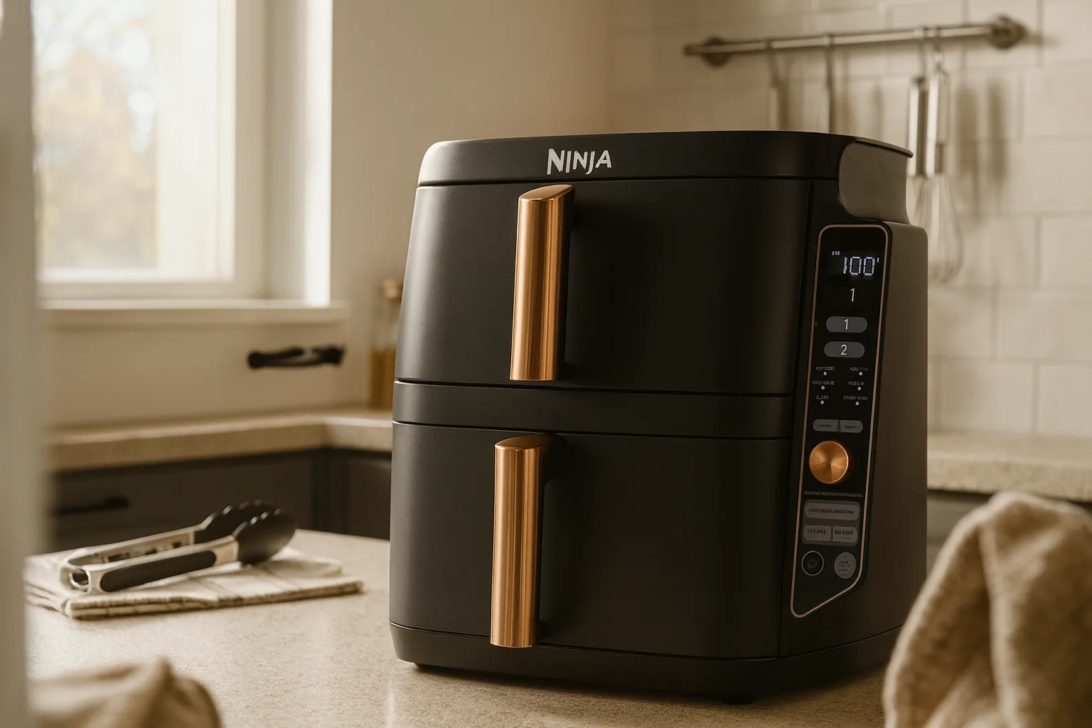 Ninja Friteuse Double Stack XL — Déballage et prise en main de la Ninja Friteuse Double Stack XL