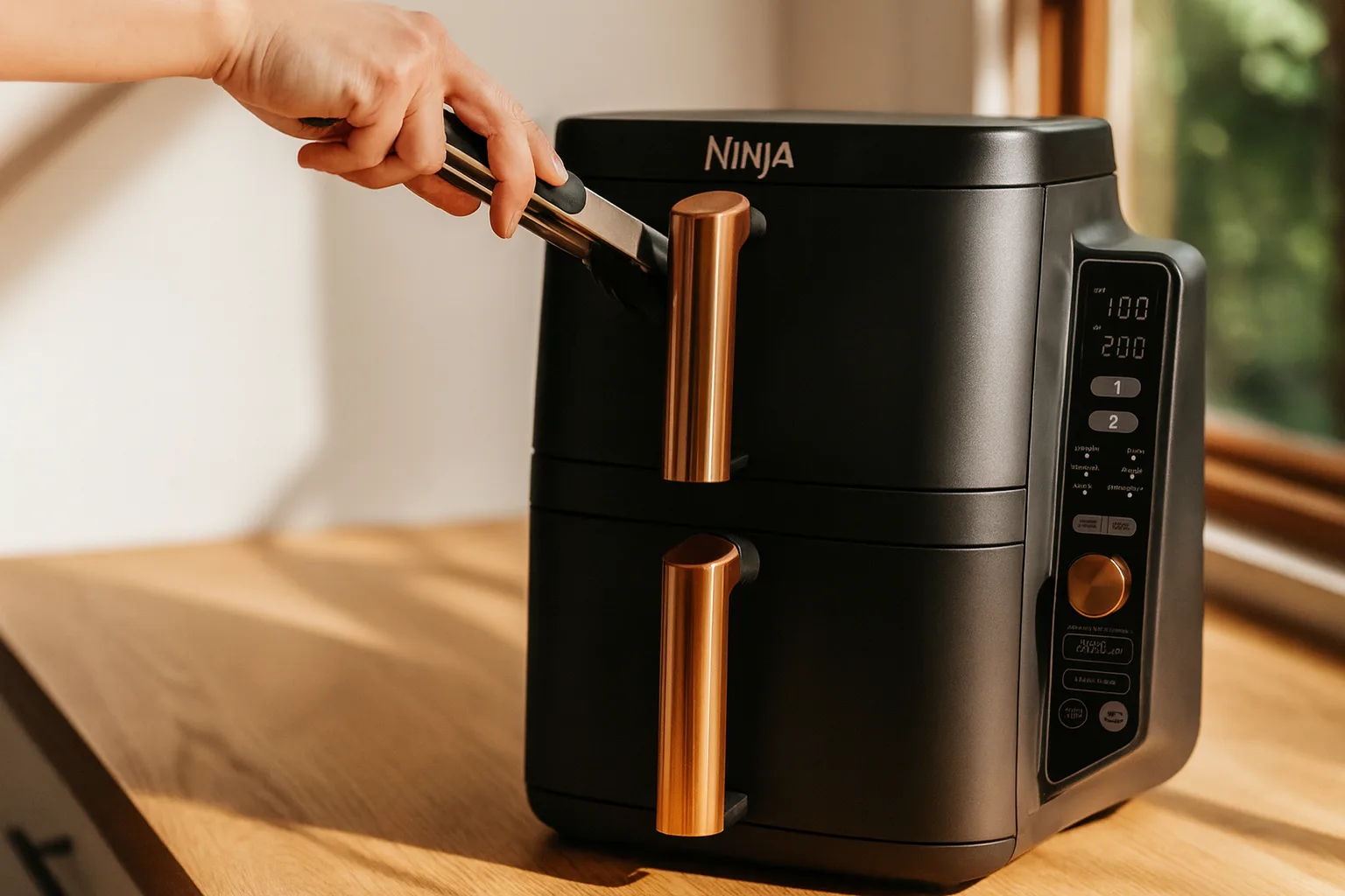 Ninja Friteuse Double Stack XL — Fonctions clés et personnalisation